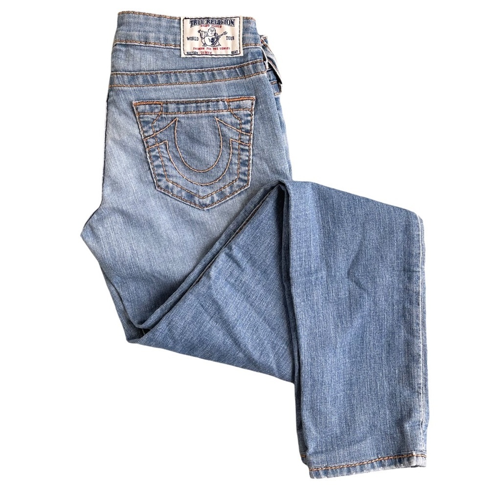 True Religion Straight Leg Jeans 26 - Picture 2 of 8